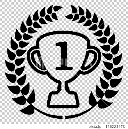 Simple trophy illustration 1 Simple trophy illustration 1 136223478
