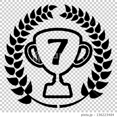 Simple trophy illustration 7 136223484