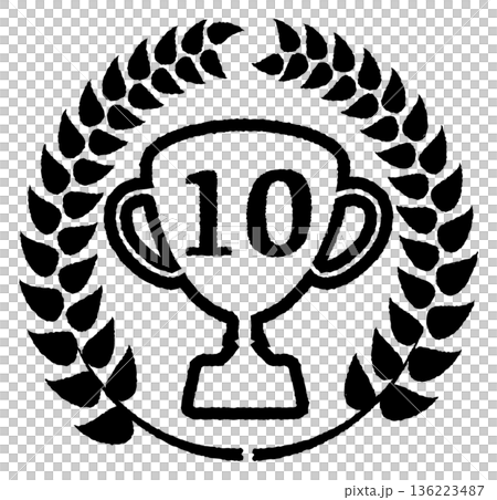 Simple trophy illustration 10 136223487