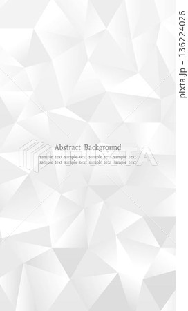 グレーのポリゴンクリスタル背景 縦長16:9 グレーのポリゴンクリスタル背景 縦長16:9 136224026