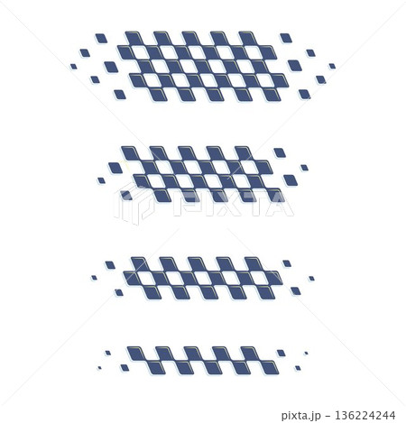 Checkered race track linear pattern Checkered race track linear pattern 136224244