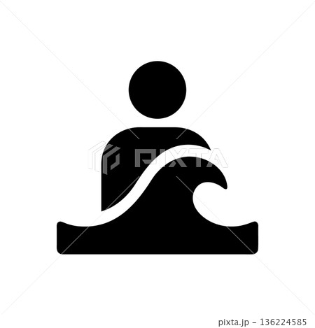 Resilience Against Life Challenges Icon Resilience Against Life Challenges Icon 136224585