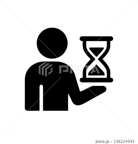 Awareness of Time Passing Icon Awareness of Time Passing Icon 136224593
