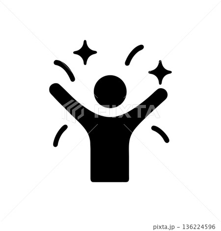 Pure Joy and Celebration Icon 136224596