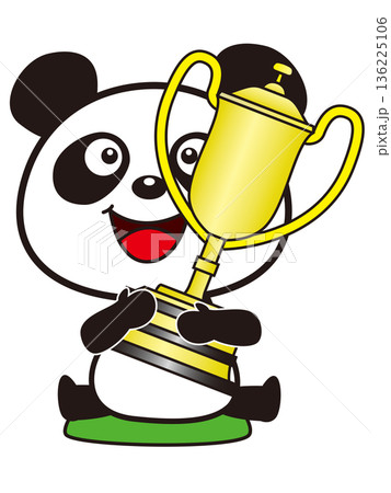 パンダの優勝カップ 136225106