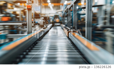 製造業と産業オートメーションの背景素材 136226126