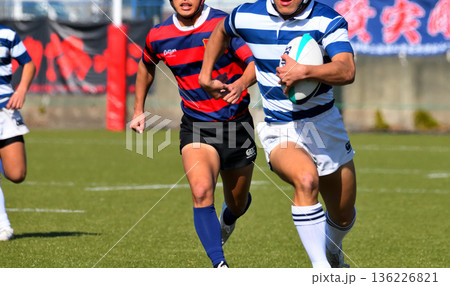 ラグビー、高校ラグビー ラグビー、高校ラグビー 136226821