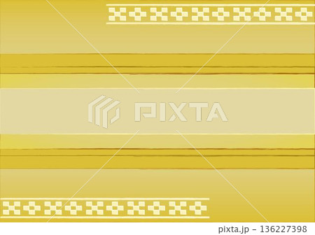 沖縄ミンサー136 黄色系 136227398