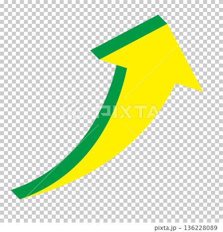 白色背景上向上箭頭的簡單圖示 136228089