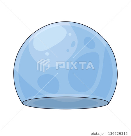 Illustration of bubble dome 136229313