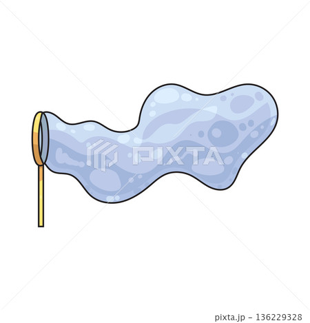 Illustration of bubble blow 136229328