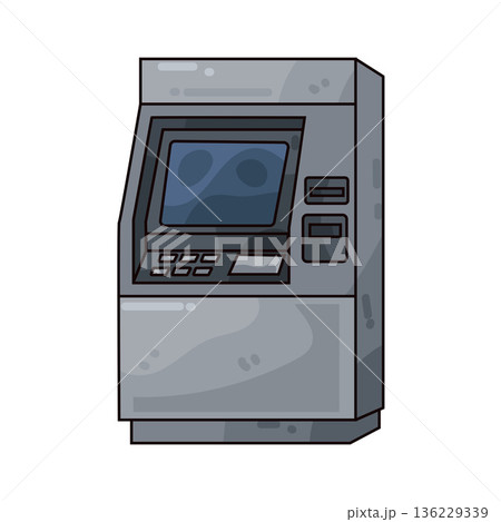 Illustration of ATM  136229339
