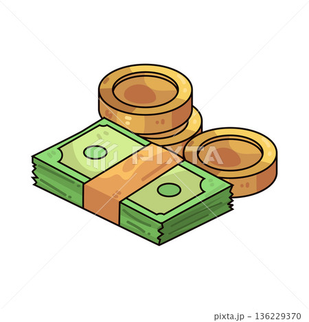 Illustration of Money Illustration of Money 136229370