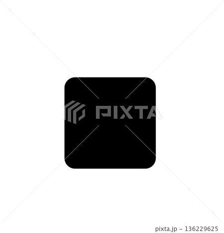 停止ボタン 塗り 停止ボタン 塗り 136229625