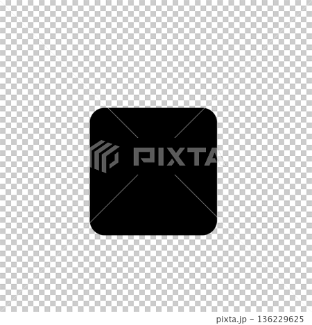 停止ボタン 塗り 停止ボタン 塗り 136229625