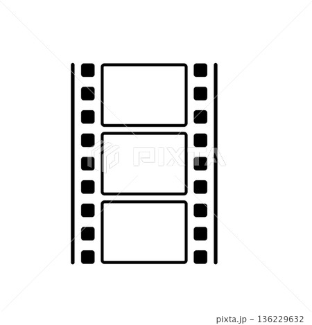 フィルムストリップのアイコン フィルムストリップのアイコン 136229632