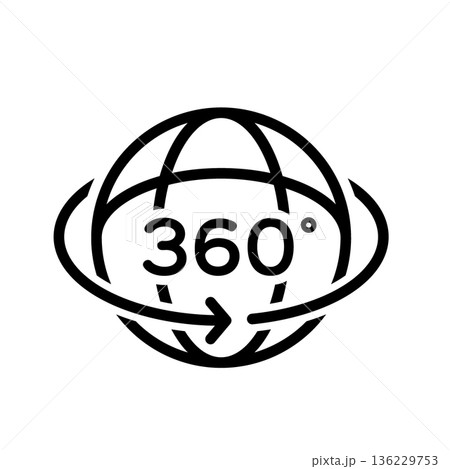 360度 VR動画のアイコン 136229753