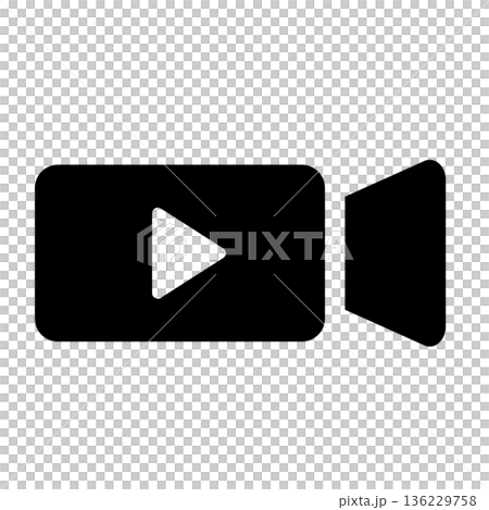 攝影機上塗有播放標記 136229758