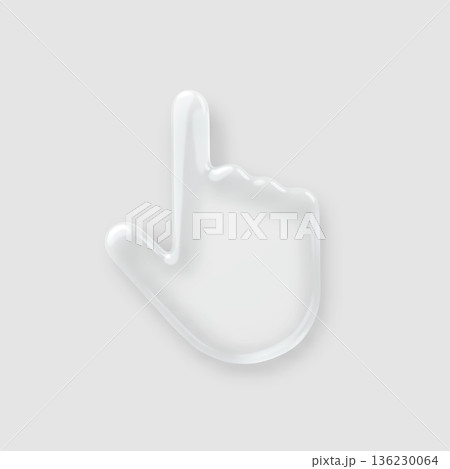 3D glass mouse pointer with transparent crystal effect. Glossy cursor icon with glassmorphism design, abstract arrow shape for modern UI elements and tech interface illustration 3D glass mouse pointer with transparent crystal effect. Glossy cursor icon with glassmorphism design, abstract arrow shape for modern UI elements and tech interface illustration 136230064