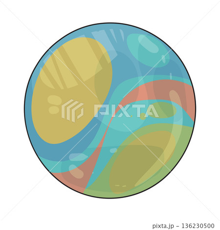 Illustration of Bubble iridescent Illustration of Bubble iridescent 136230500