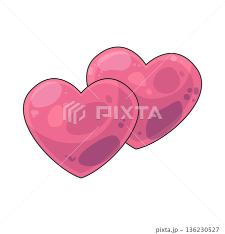 Illustration of love bubble 136230527