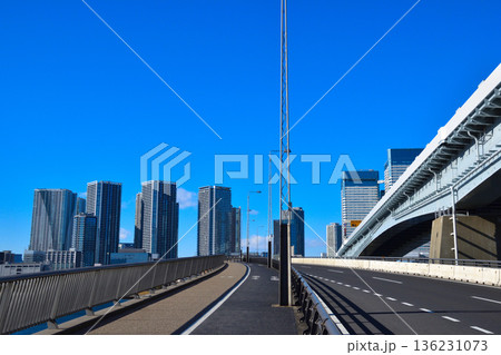 都市風景 東京 ベイエリア 晴海 都市風景 東京 ベイエリア 晴海 136231073