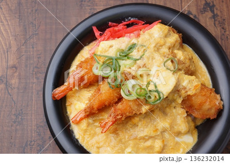 海老とじ丼　和食 136232014