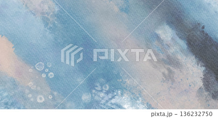 Soft Blue Gray Watercolor Banner Abstract Vector Soft Blue Gray Watercolor Banner Abstract Vector 136232750