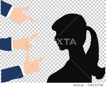 誹謗的插圖 誹謗的插圖 136232786