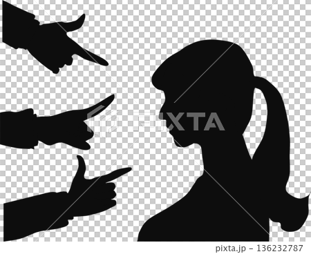 誹謗的插圖 誹謗的插圖 136232787