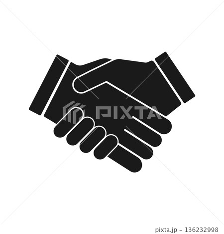 Handshake vector icon ,business concept Handshake vector icon ,business concept 136232998