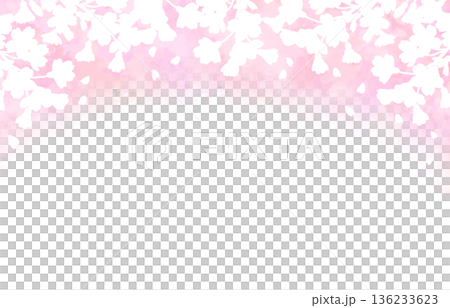 Cherry blossom silhouette spring watercolor pink Cherry blossom silhouette spring watercolor pink 136233623