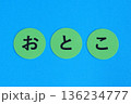 おとこ　の文字 136234777