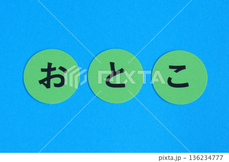おとこ の文字 おとこ の文字 136234777