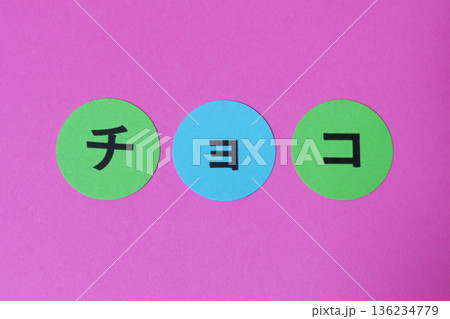 チョコ の文字 チョコ の文字 136234779