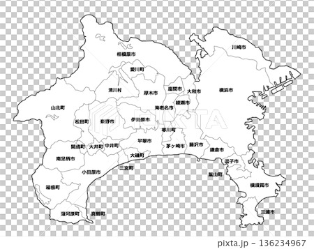 神奈川縣地圖 136234967