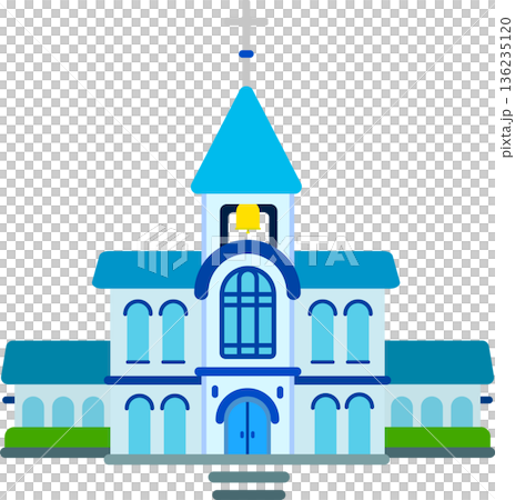 Church illustration material 136235120
