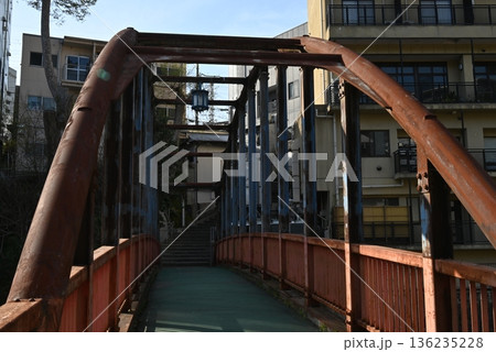大阪府河内長野市の昭和レトロな黄金橋 大阪府河内長野市の昭和レトロな黄金橋 136235228