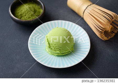 抹茶アイスクリーム 136235381