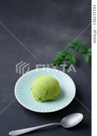 抹茶アイスクリーム 136235391
