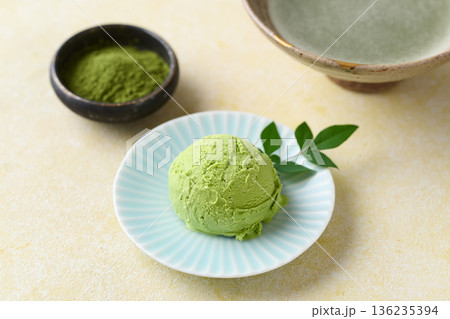 抹茶アイスクリーム 136235394