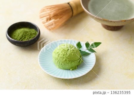 抹茶アイスクリーム 136235395