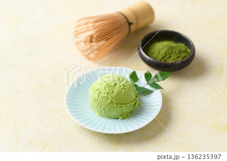 抹茶アイスクリーム 136235397