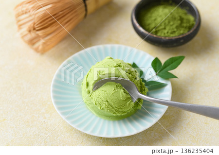 抹茶アイスクリーム 136235404