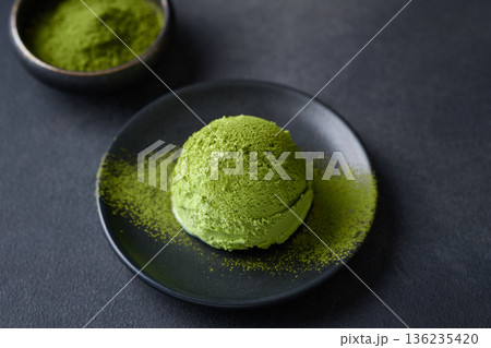 抹茶アイスクリーム 抹茶アイスクリーム 136235420