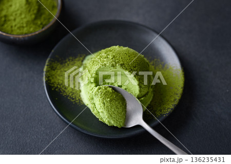 抹茶アイスクリーム 136235431