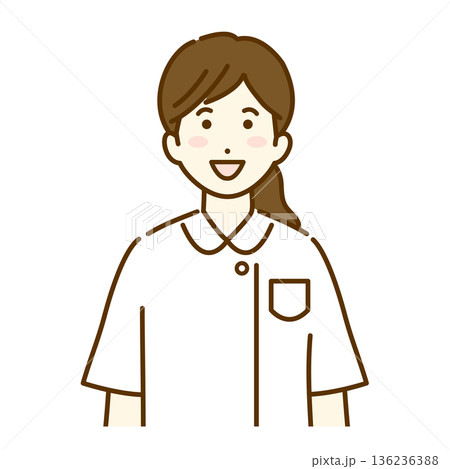 看護師の女性のイラスト 136236388