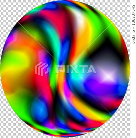 色彩繽紛的肥皂泡、彈珠和球形圖案 136237645