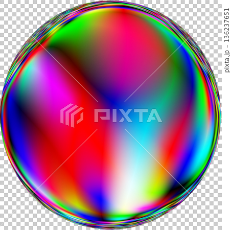 Colorful soap bubbles, marbles, and sphere designs 136237651