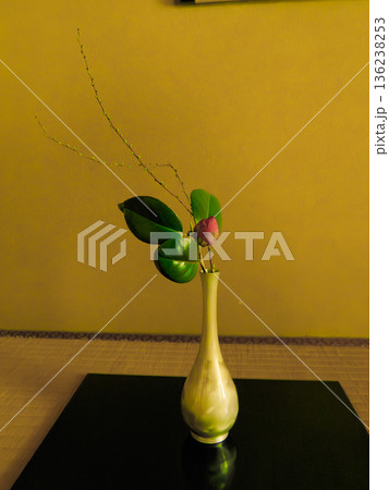 床の間に生ける静かな一輪挿し Quiet Tokonoma Ikebana Vase 床の間に生ける静かな一輪挿し Quiet Tokonoma Ikebana Vase 136238253